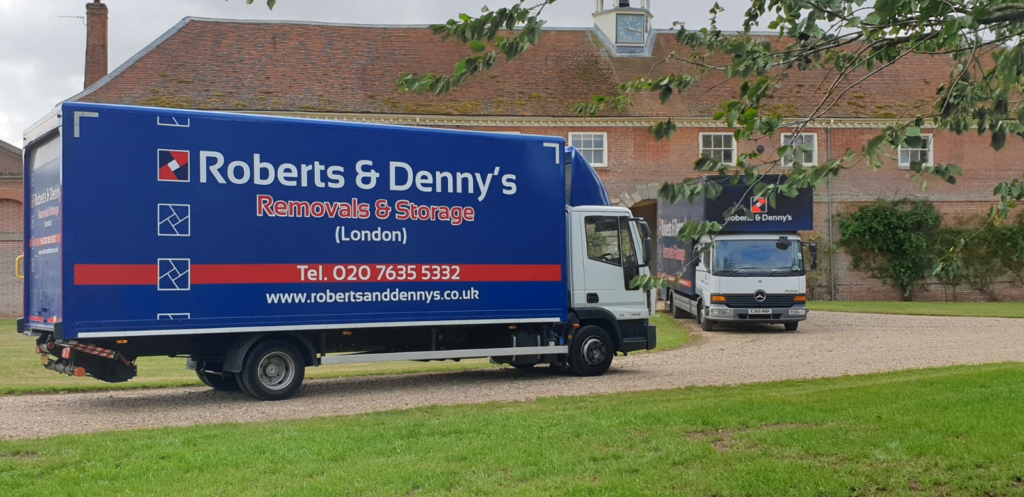 Removals London Lorry Parked